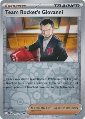 Team Rocket's Giovanni - 174/182 - Uncommon Reverse Holo (Español LA)