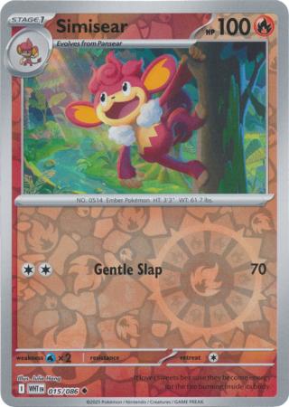 Simisear - 015/086 - Uncommon Reverse Holo (Español LA)