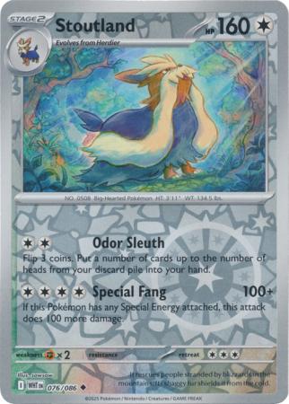 Stoutland - 076/086 - Uncommon Reverse Holo (Español LA)