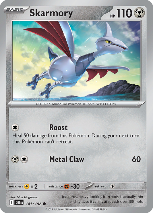 Skarmory - 141/182 - Common (Español LA)