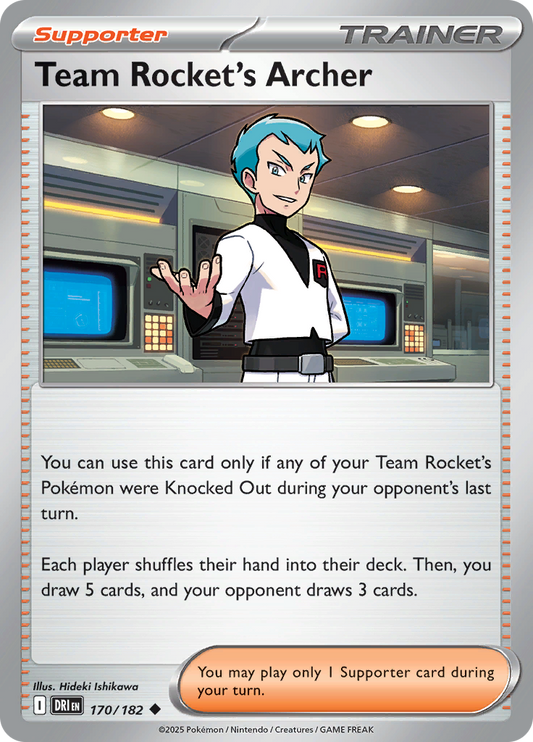 Team Rocket's Archer - 170/182 - Uncommon (Español LA)