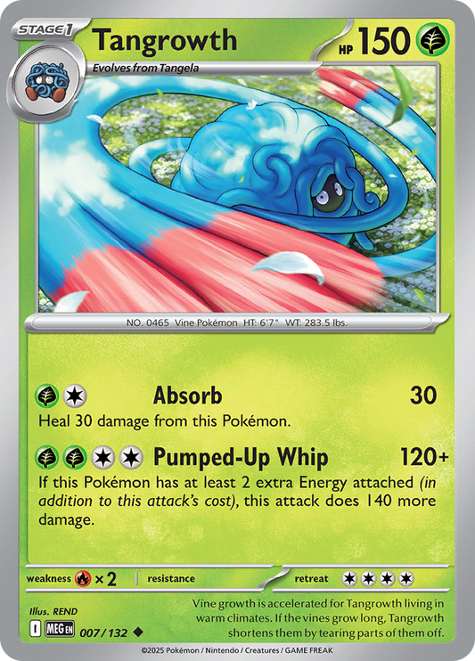 Tangrowth - 007/132 - Uncommon (Español LA)