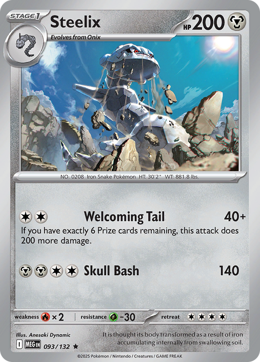 Steelix - 093/132 - Holo Rare (Español)