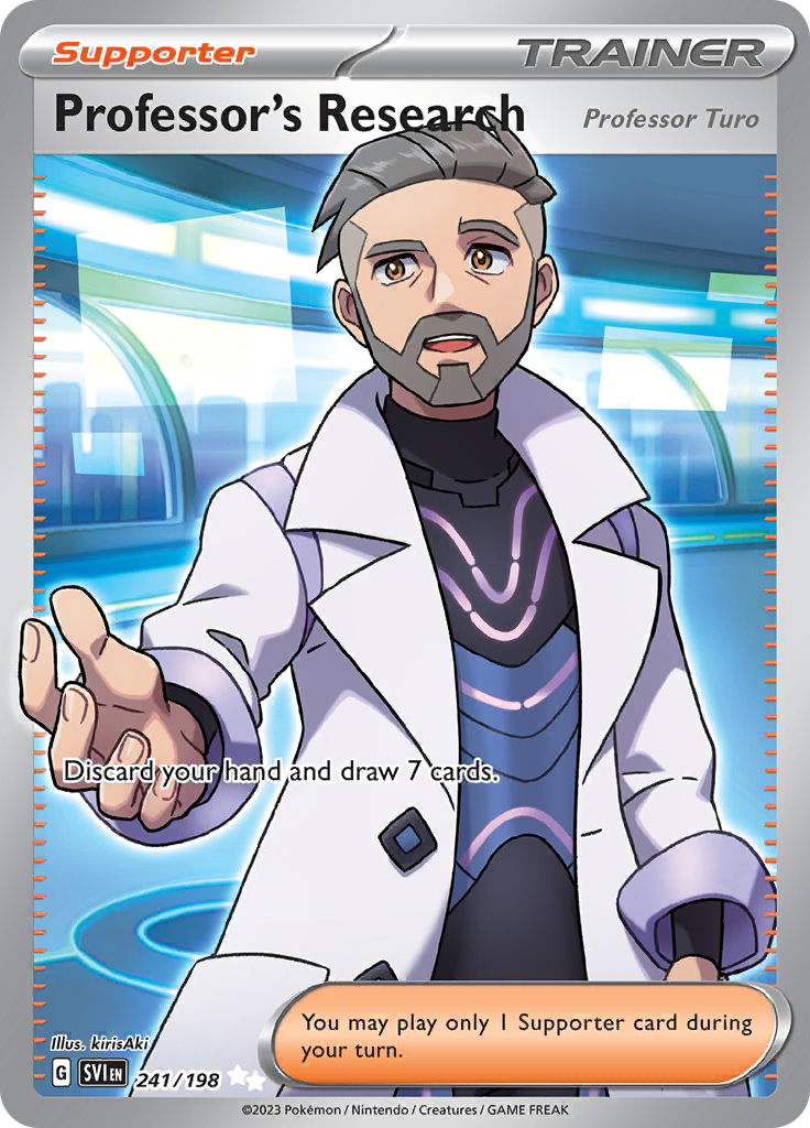 Professor's Research (Professor Turo) - 241/198 - Full Art Secret Rare