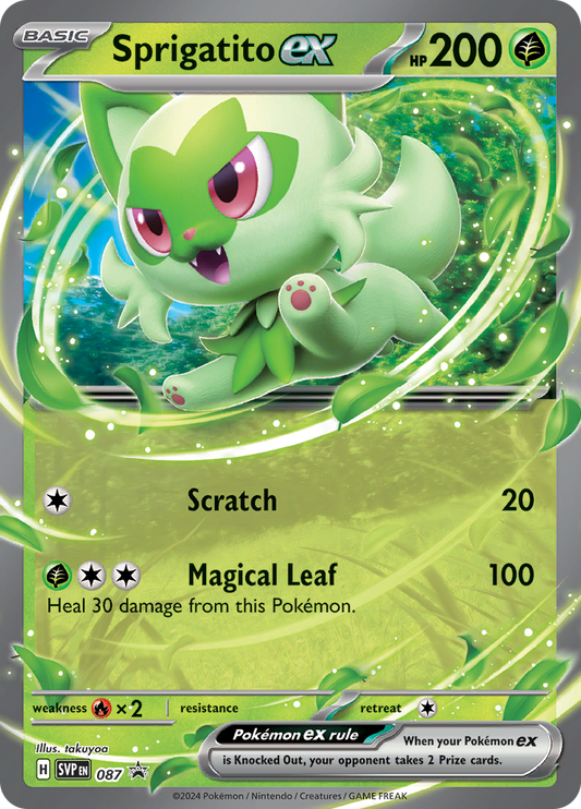Sprigatito ex - SVP87 - Promo