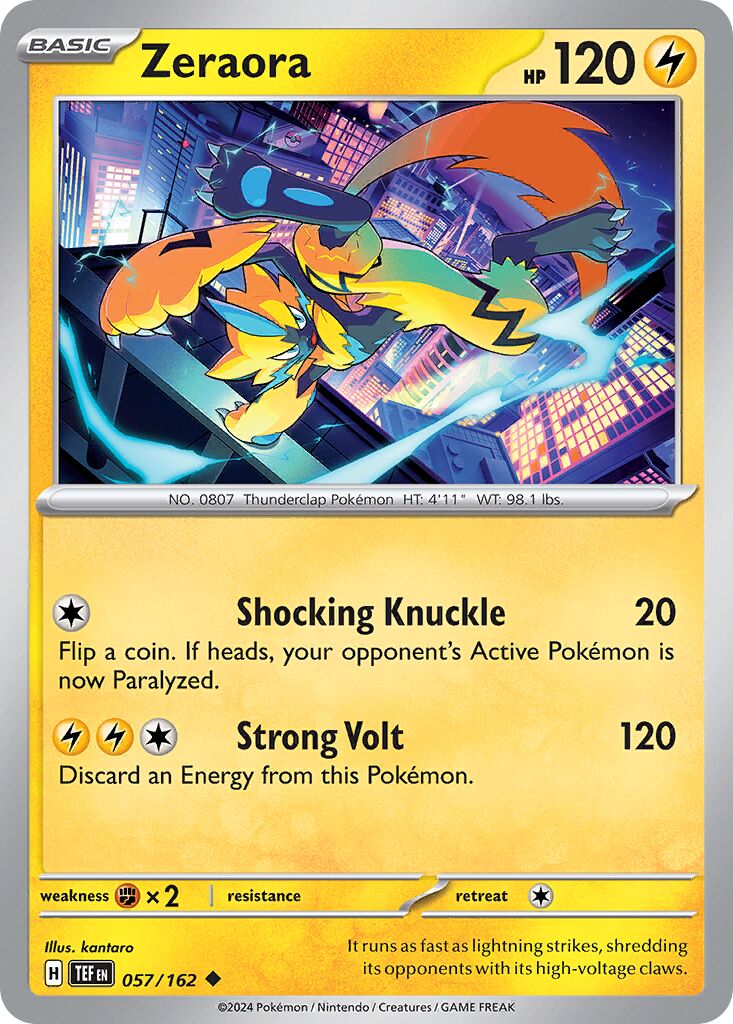 Zeraora - 057/162 - Uncommon