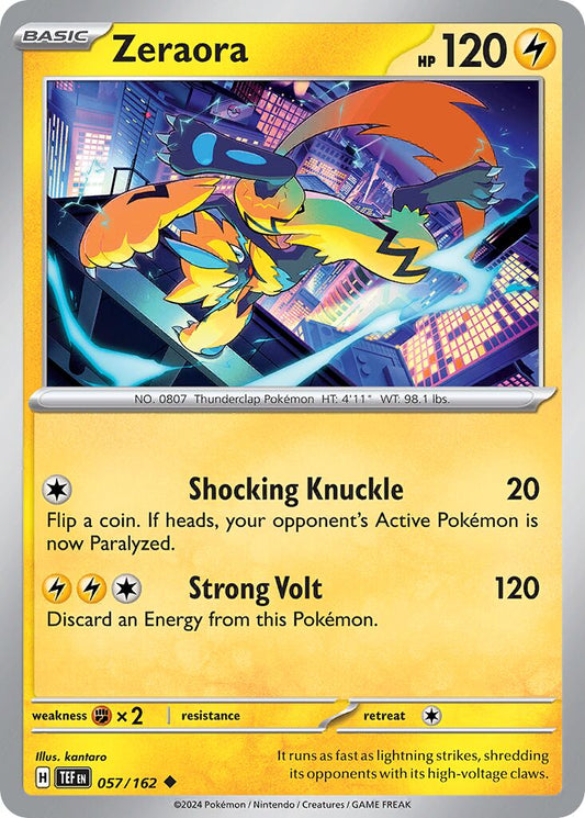 Zeraora - 057/162 - Uncommon