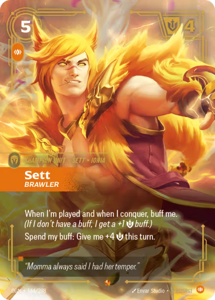 SETT, BRAWLER - OGN-164/298 (Foil)