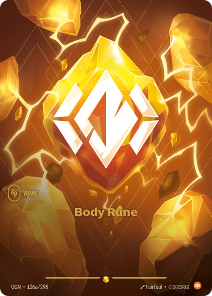 BODY RUNE - OGN-126a/298 (Foil)
