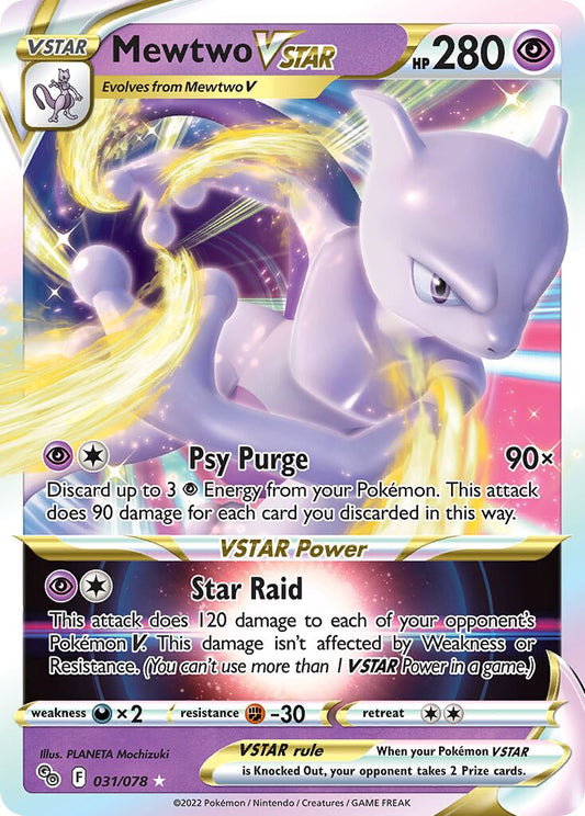 Mewtwo VSTAR - 031/078 - Holo Rare VSTAR
