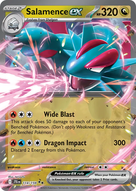 Salamence ex - 114/159 - Double Rare