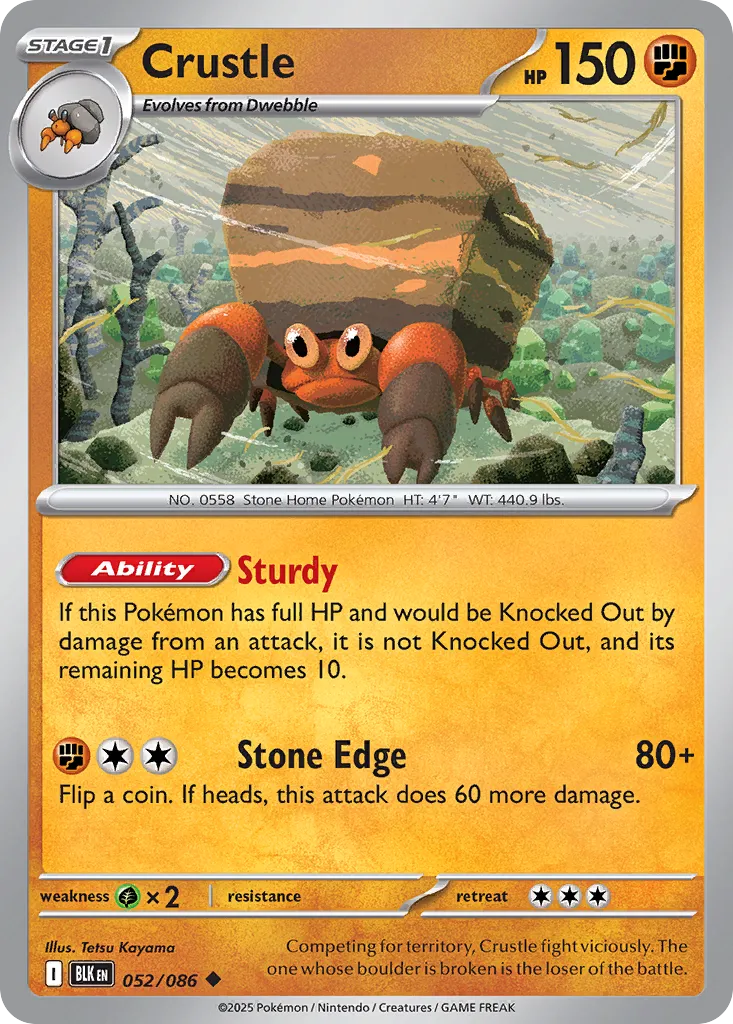 Crustle - 052/086 - Uncommon