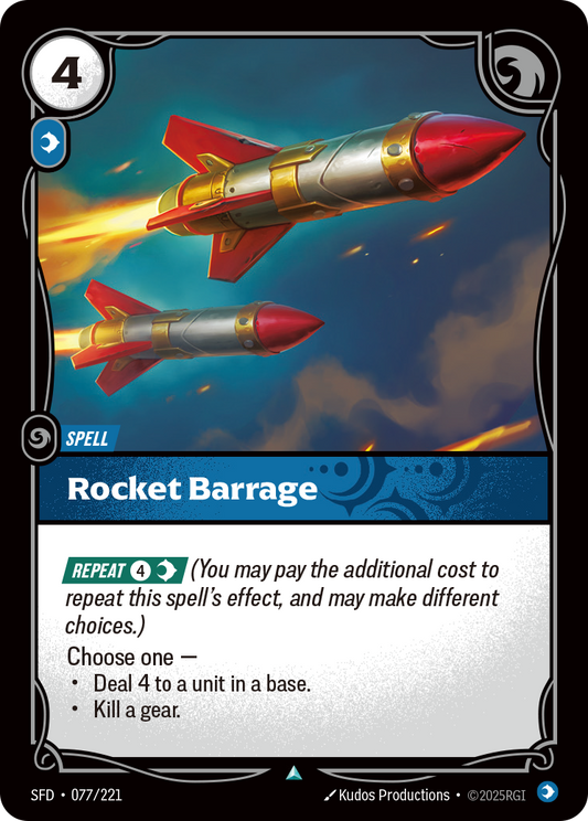 Rocket Barrage - 077/221