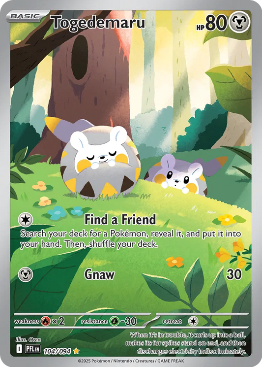 Togedemaru - 104/094 - Illustration Rare