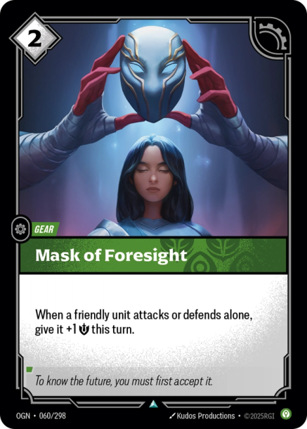 MASK OF FORESIGHT - OGN-060/298 (Foil)