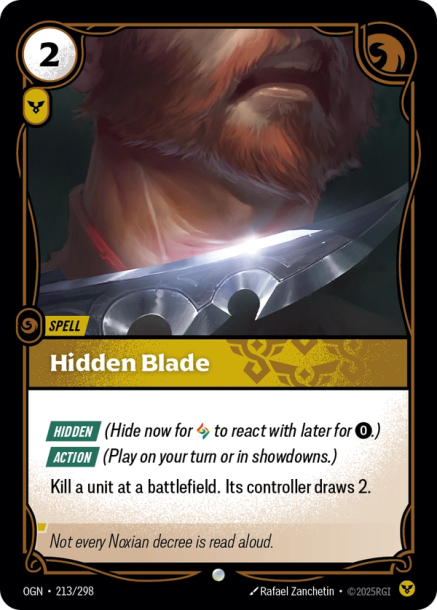 HIDDEN BLADE - OGN-213/298
