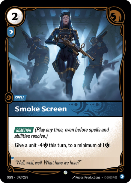 SMOKE SCREEN - OGN-093/298 (Foil)