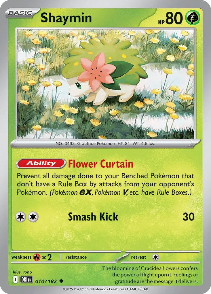 Shaymin - 010/182 - Uncommon
