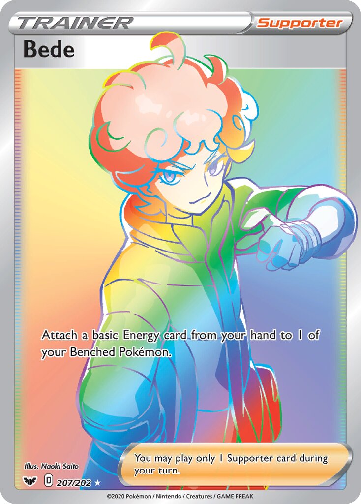 Bede - 207/202 - Rare Rainbow
