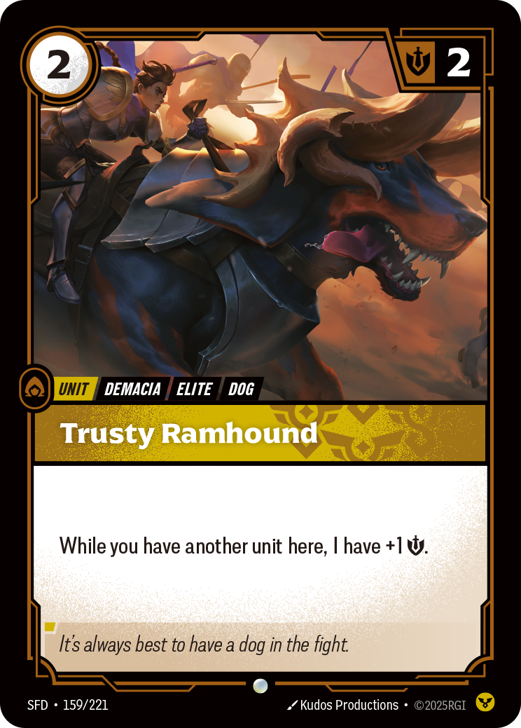 Trusty Ramhound - 159/221 (Foil)