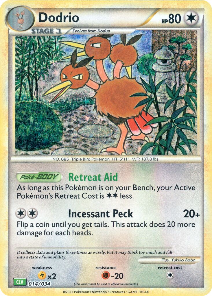 Dodrio - 014/034 - Classic Collection