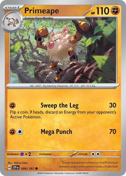 Primeape - 099/191 - Common