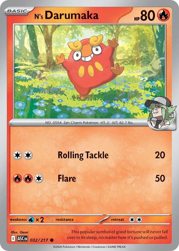 N's Darumaka - 032/217 - Common