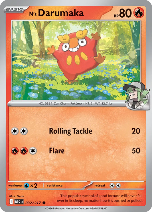 N's Darumaka - 032/217 - Common