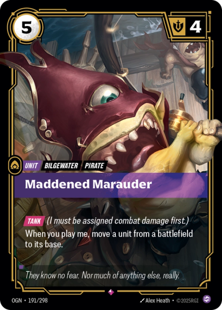 MADDENED MARAUDER - OGN-191/298 (Foil)