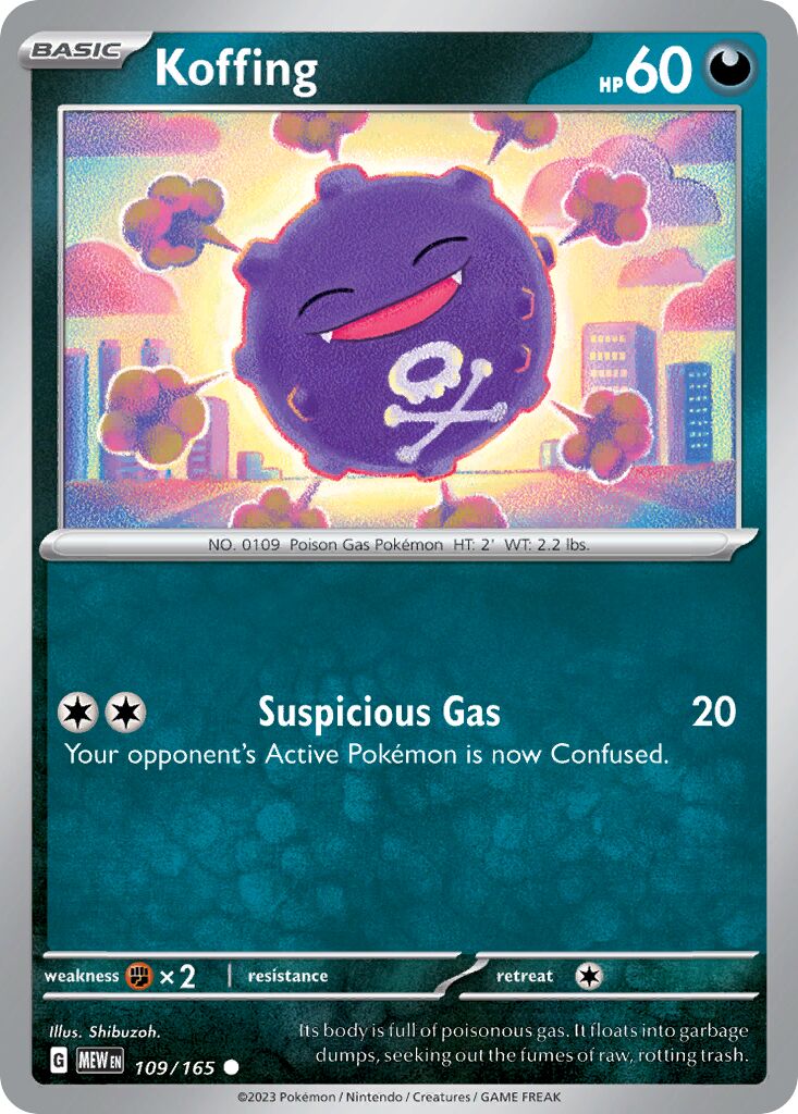 Koffing - 109/165 - Common