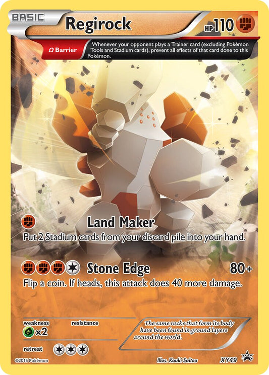 Regirock - XY49 - Promo