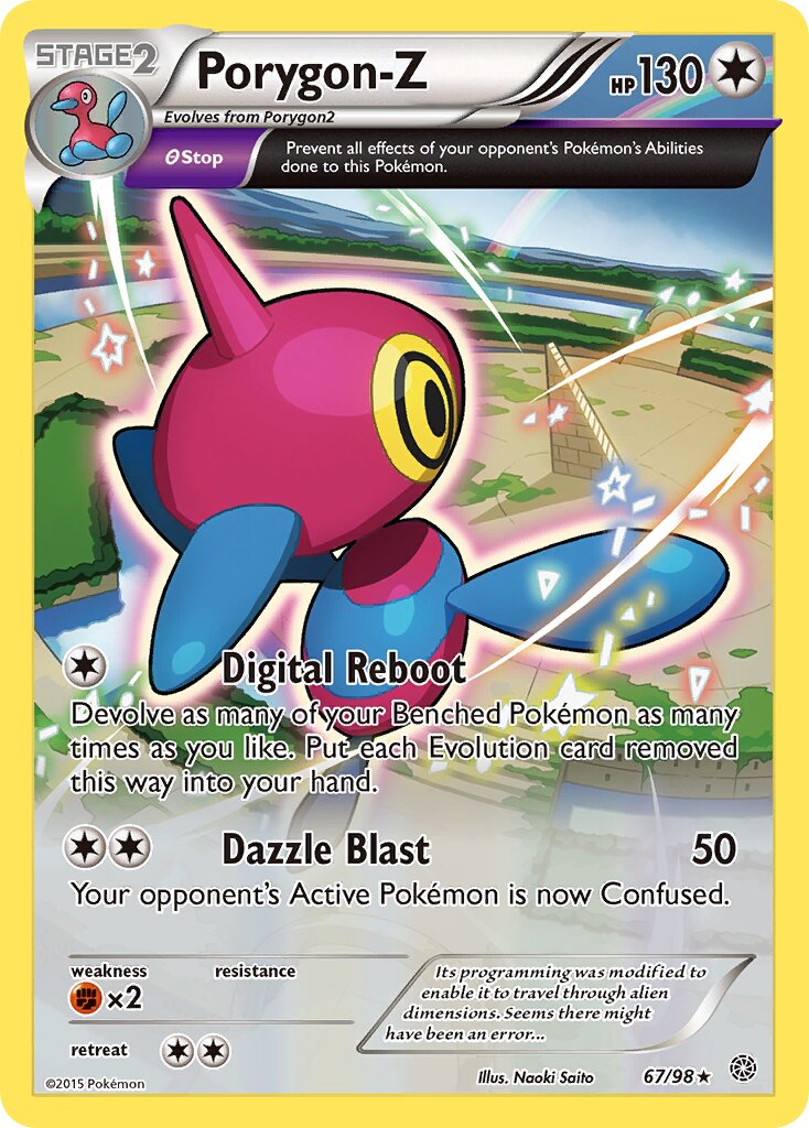 Porygon-Z - 67/98 - Rare Holo