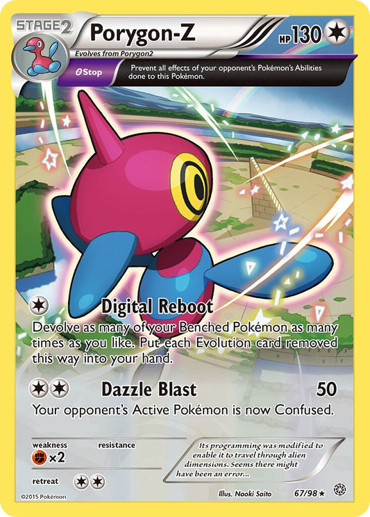 Porygon-Z - 67/98 - Rare Holo