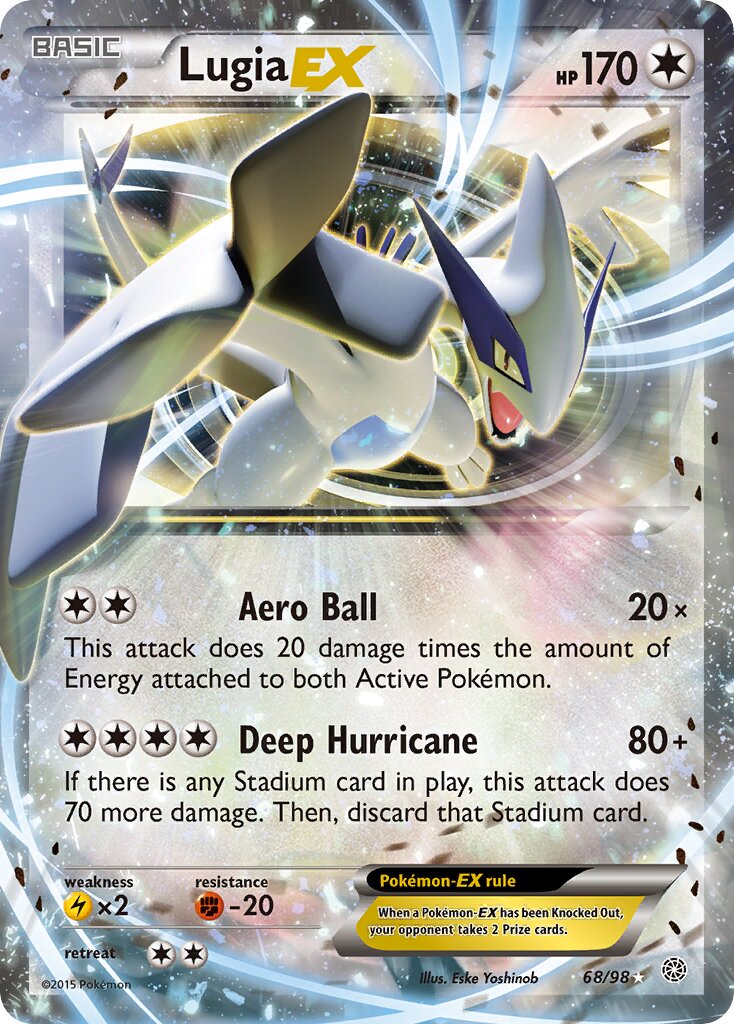 Lugia-EX - 68/98 - Rare Holo EX