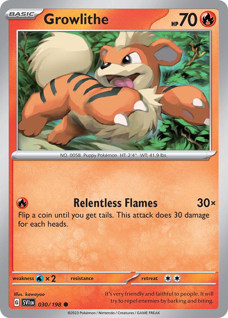 Growlithe - 030/198 - Common