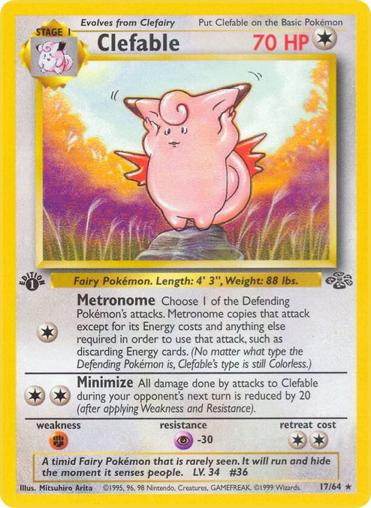 Clefable - 17/64 - Unlimited Rare