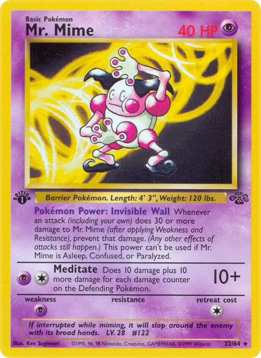 Mr. Mime - 22/64 - Unlimited Rare