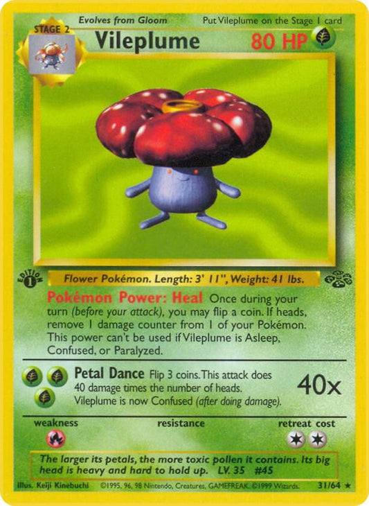 Vileplume - 31/64 - Unlimited Rare