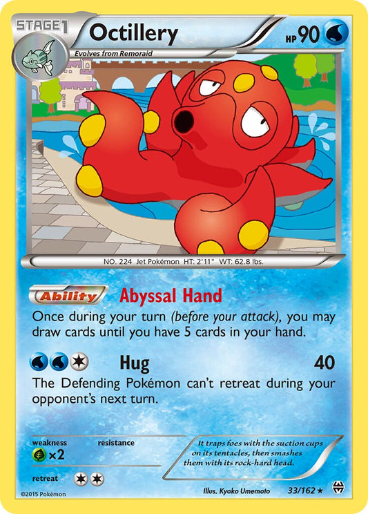Octillery - 33/162 - Rare Holo