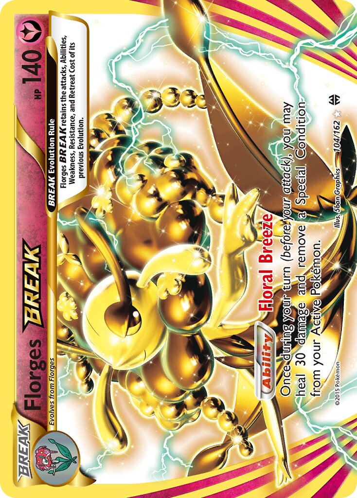 Florges BREAK - 104/162 - Rare BREAK