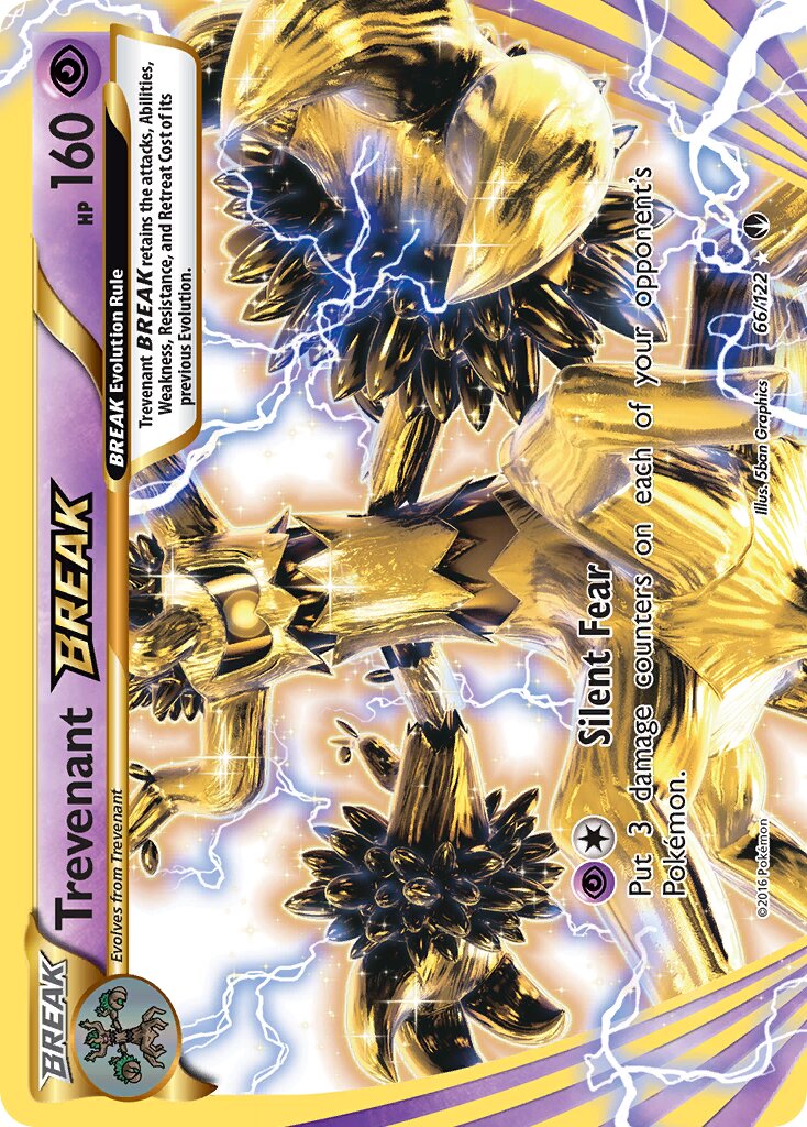 Trevenant BREAK - 66/122 - Rare BREAK