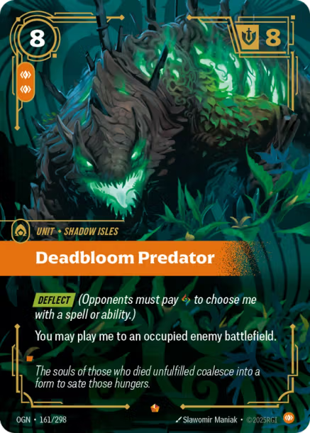 DEADBLOOM PREDATOR - OGN-161/298 (Foil)