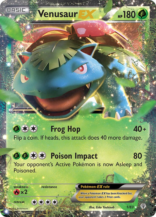 Venusaur-EX - 1/83 - Rare Holo EX