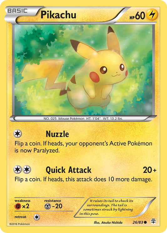 Pikachu - 26/83 - Common