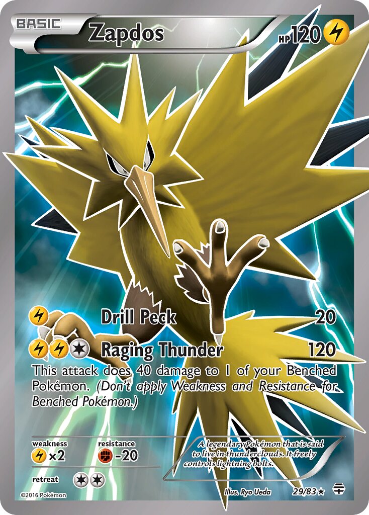 Zapdos - 29/83 - Rare Holo