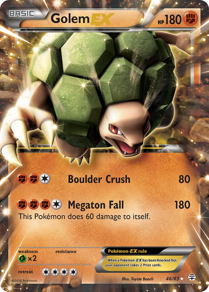Golem-EX - 46/83 - Rare Holo EX