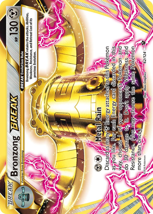 Bronzong BREAK - 62/124 - Rare BREAK