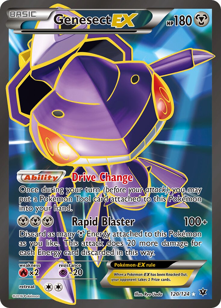 Genesect-EX - 120/124 - Rare Ultra