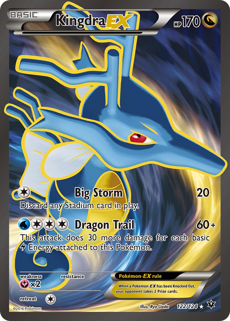 Kingdra-EX - 122/124 - Rare Ultra