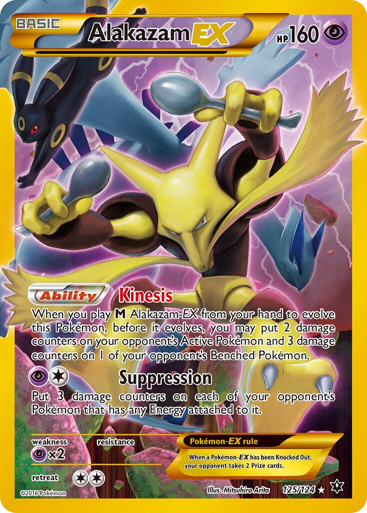 Alakazam-EX - 125/124 - Rare Secret